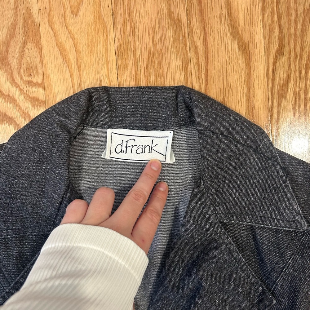 Vintage D Frank 6 Women's Denim Jean Dress - Picture 3 of 3